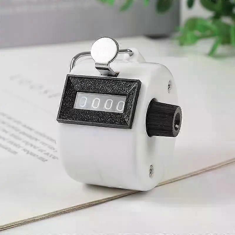 Mini Mechanical Counter Equip4 Digit Number Counters Plastic Shell Hand Finger Display Manual Counting Tally Clicker Timer