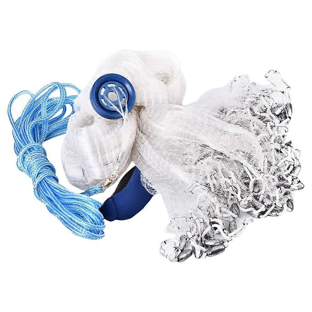 Outdoor Fishing Tool with Fishing Cast Net Foldable 2Pcs Set