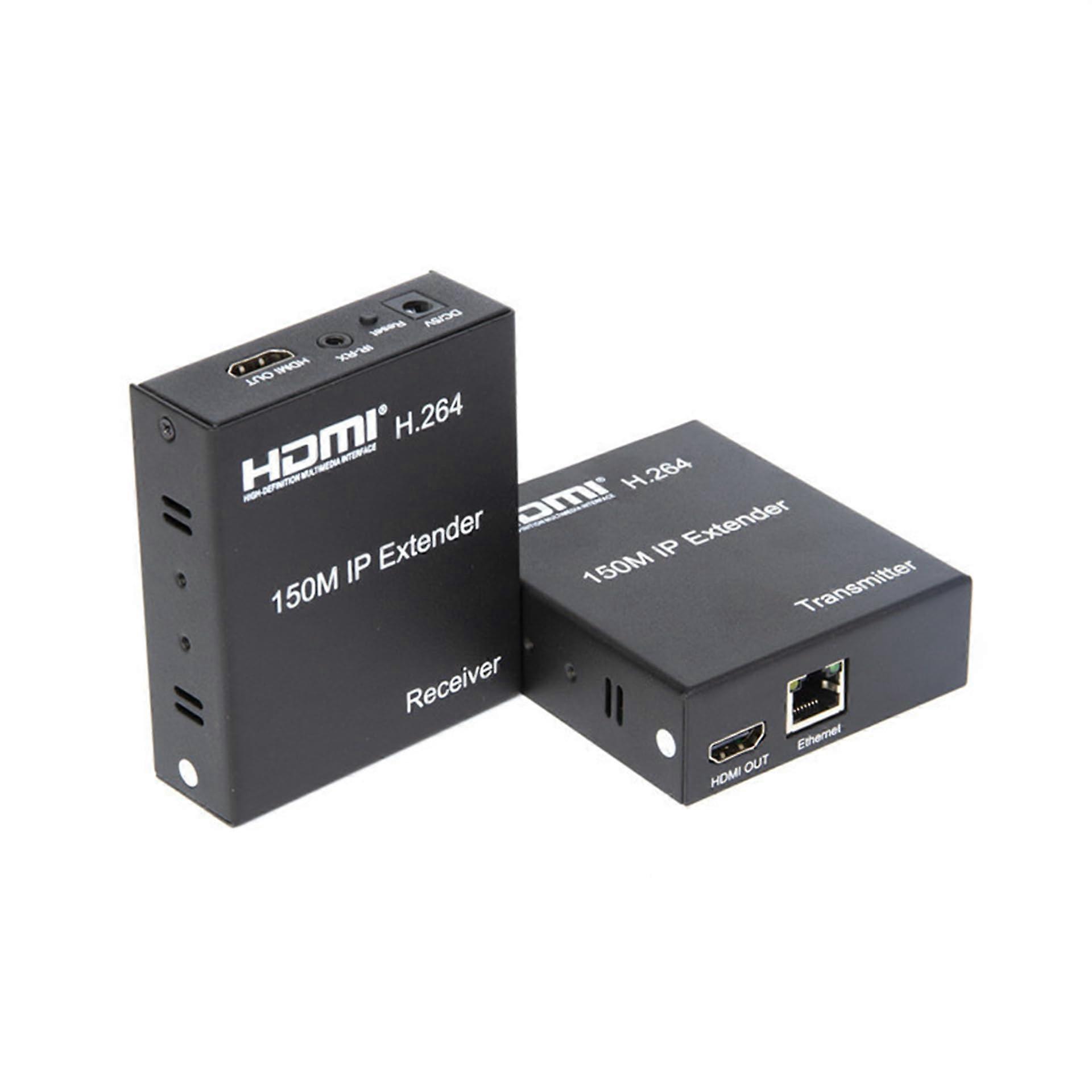1080P 150M HDMI IP Extender Over RJ45 Cat6/6a Cable With Switch TX To RX For Multiple Receivers PS4 Laptop TV