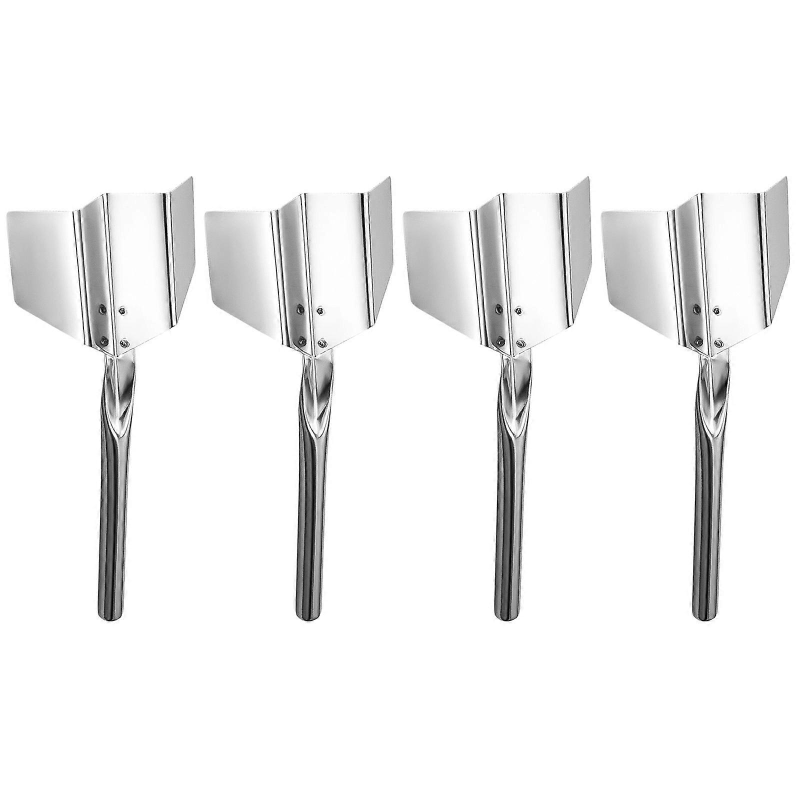 Sturdy Stainless Steel Scraper Tool for Corner Work Featuring Secure Welded Joints Smooth Burnished Brims and Corrosion Resistance for Reliable