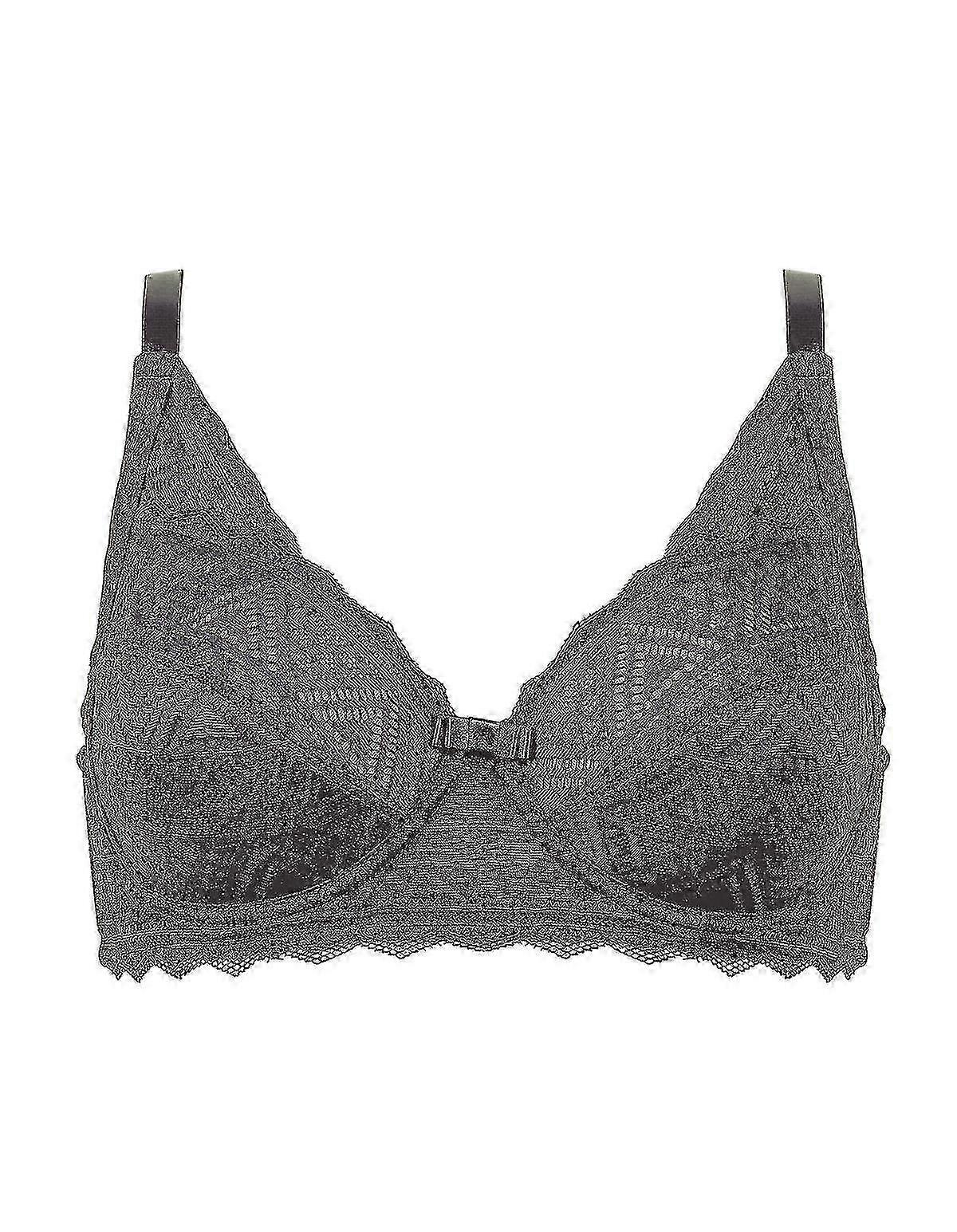 76263-3-010 Women's Grey Geometric Underwired Full Cup Bra