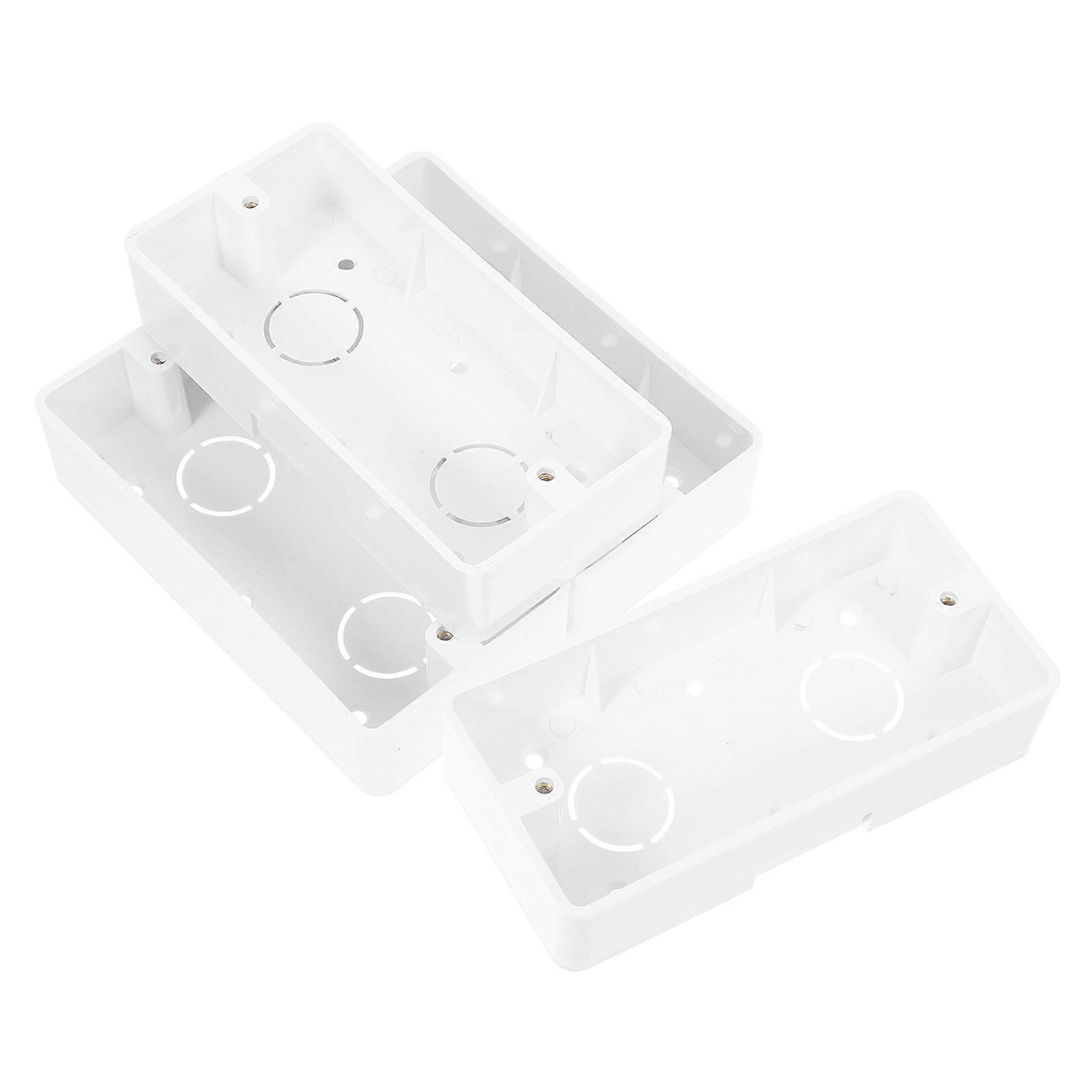 Electrical Junction Box for Connecting 4Pcs Surface Mount Plastic Wiring Box