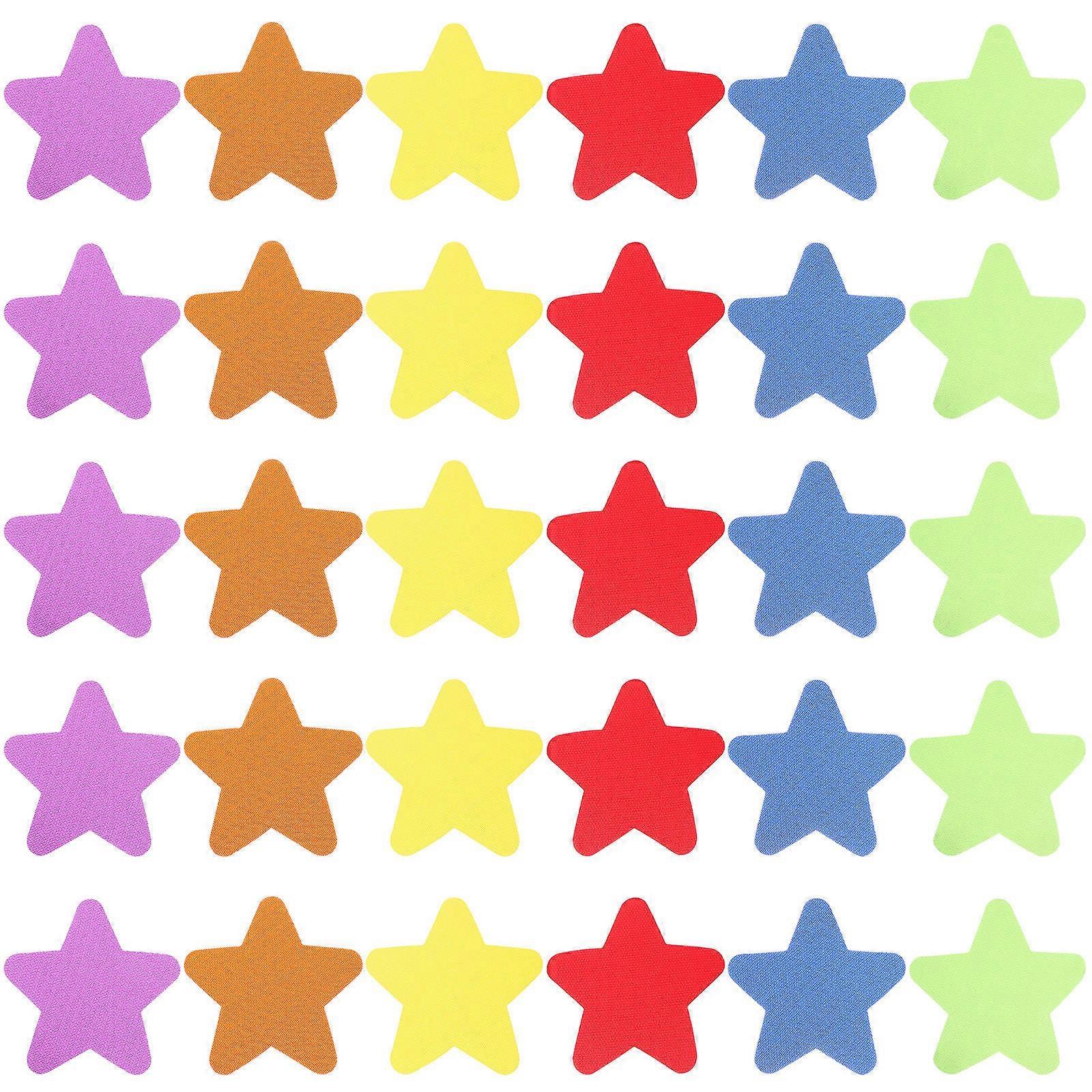 Carpet Mark Sticker for Decoration 30Pcs Star Shape Children Education Game