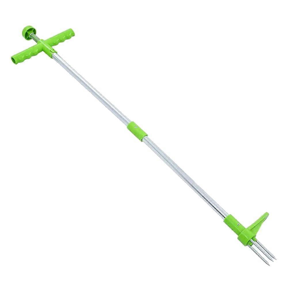 Stand Up Weeder Heavy Duty Weed Puller Tool with Ergonomic Long Handle for Efficient Garden Root Removal