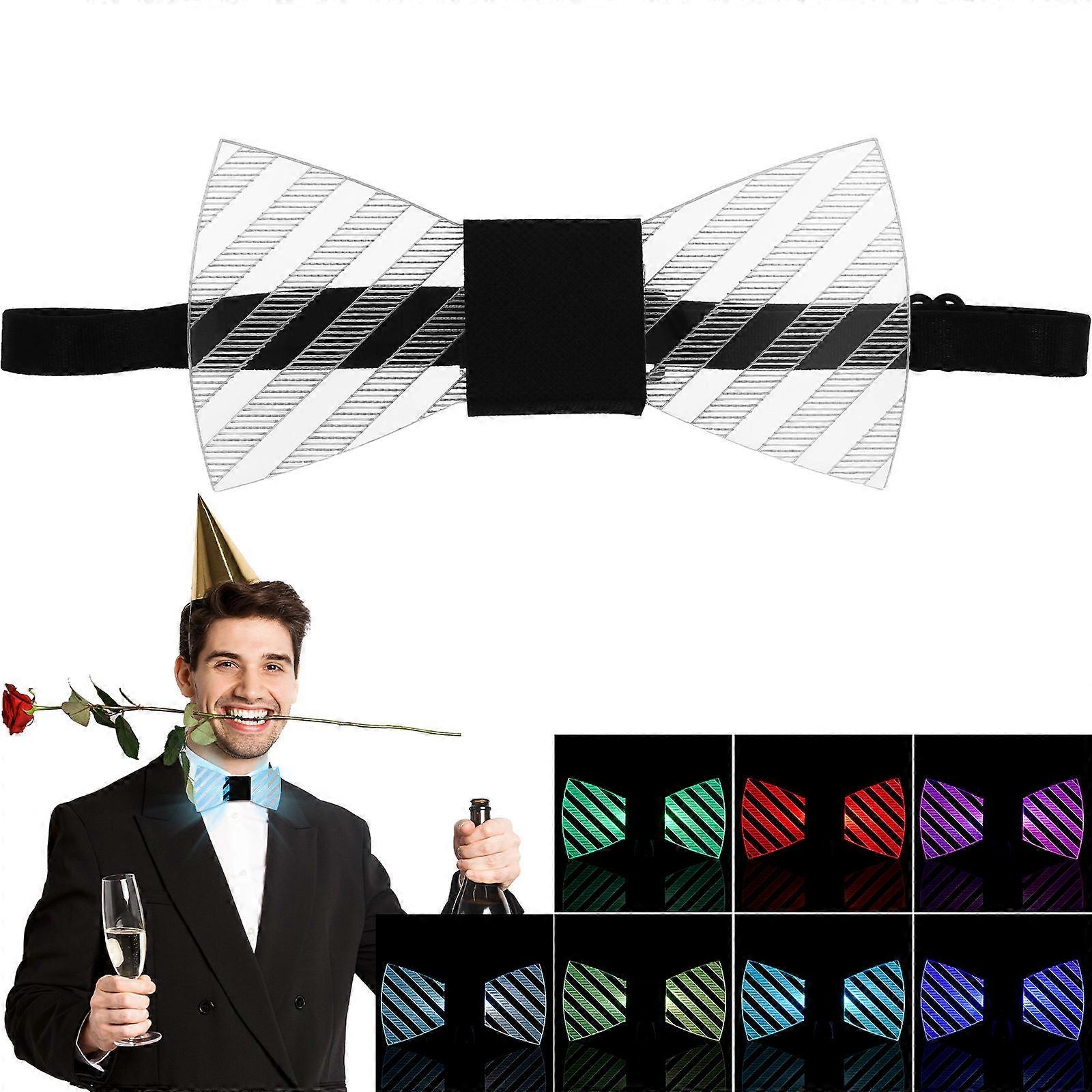 Acrylic Luminous Bow Tie for Party Tie Decor 1Pcs Performance Accessory