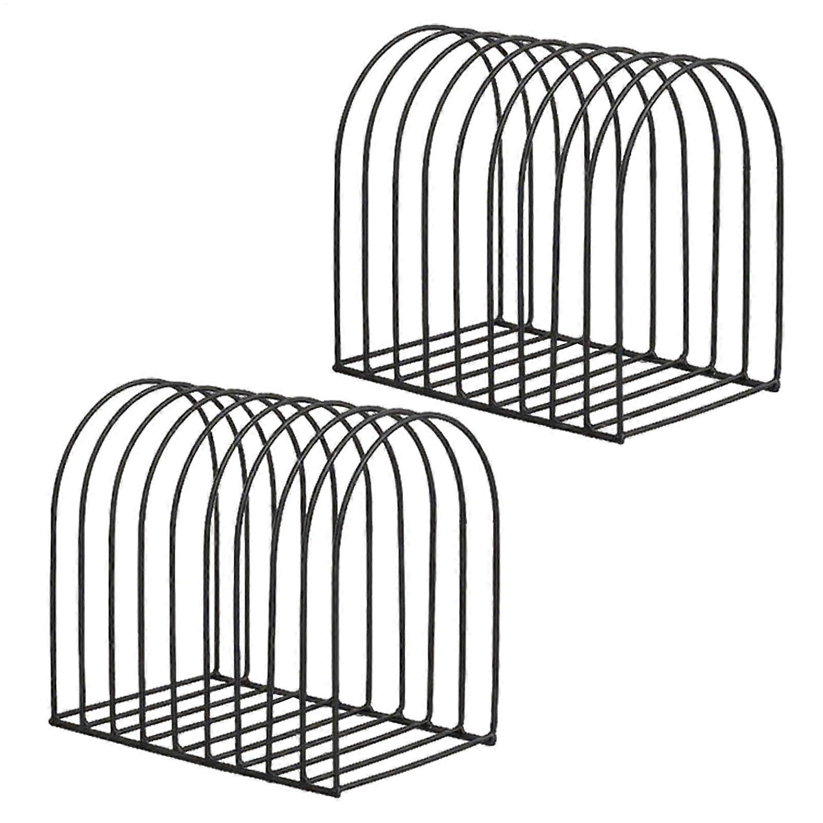 Hat Organizer and Beanie Holder, 2 Pack Metal Tabletop Rack with SpaceSaving Vertical Storage