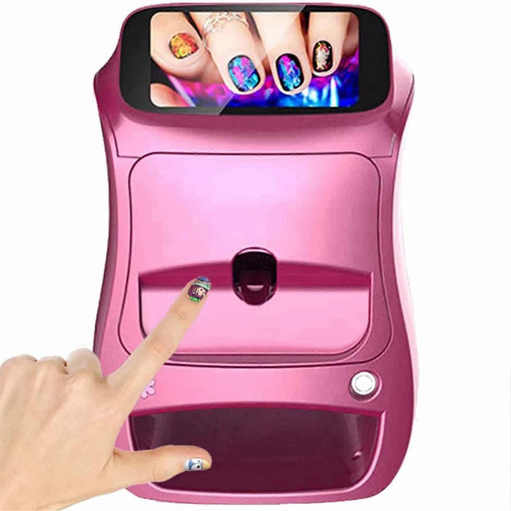 Digital Nail Art Printer with Resolution Custom Designs and Fast Curing for Salons