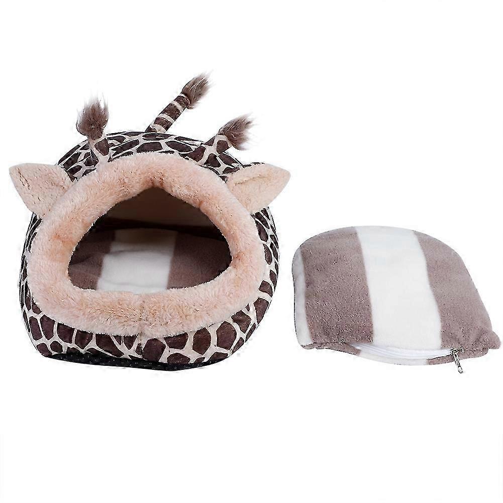 Giraffe-shaped Pet Bed Mat for Small Animals 26-27s