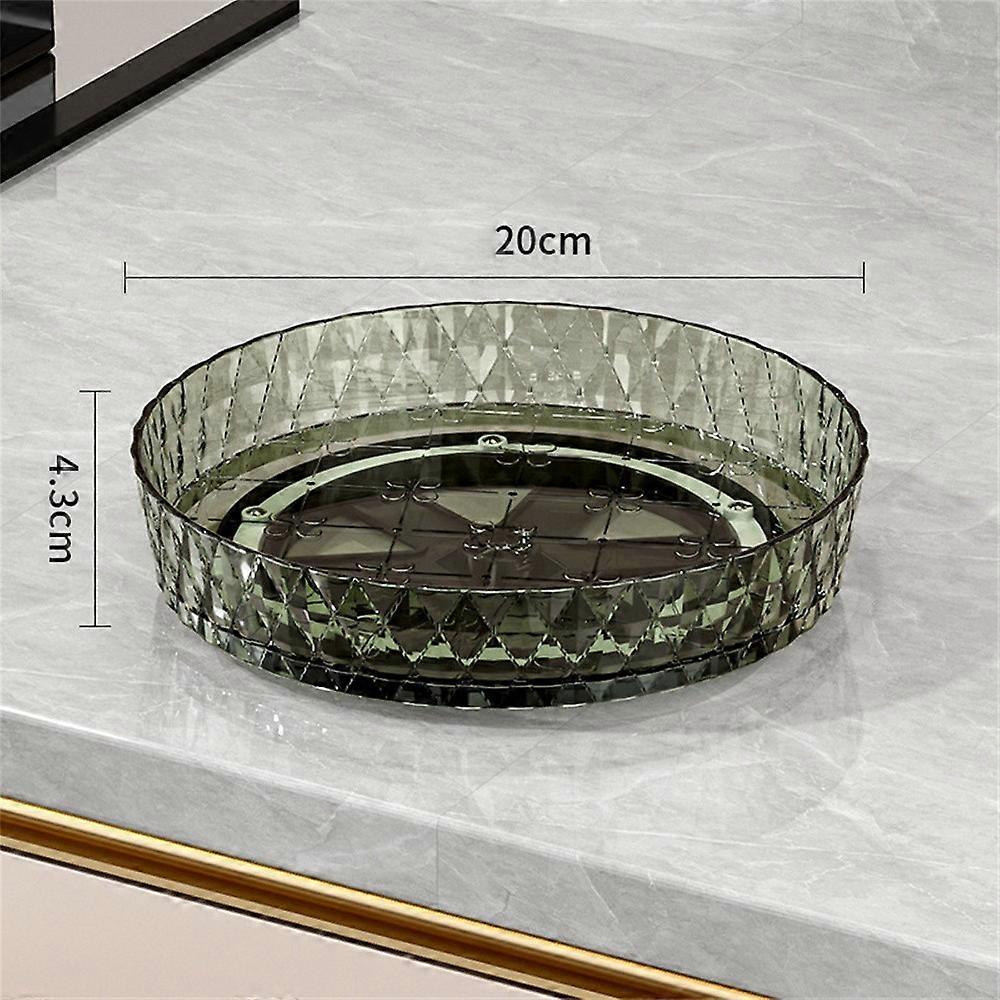 Rotating Storage Organizer For Kitchen Spices Fruit 360° Swivel Base Multi-Function Desktop Con