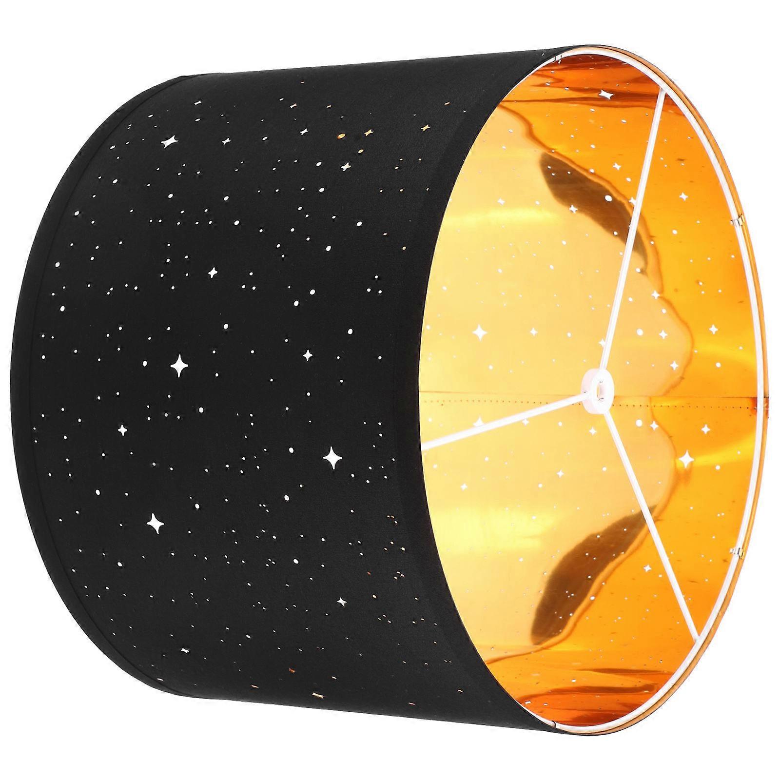 Half Round Black Lamp Shade Fabric for Desk Light Lamp Accessory