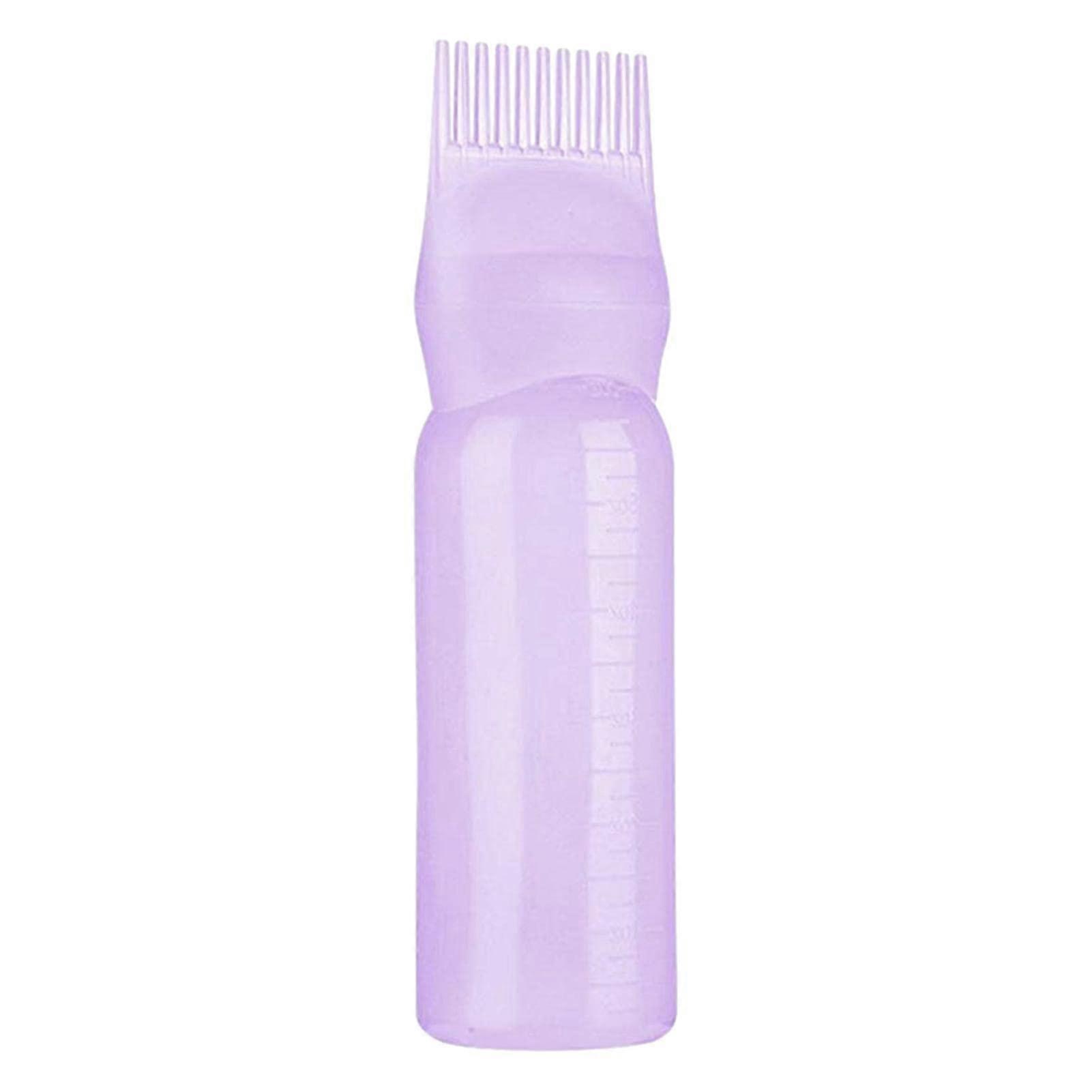 Root Comb Applicator Bottle for Precise Root Coverage, Hair Dye Applicator with Graduated Scale