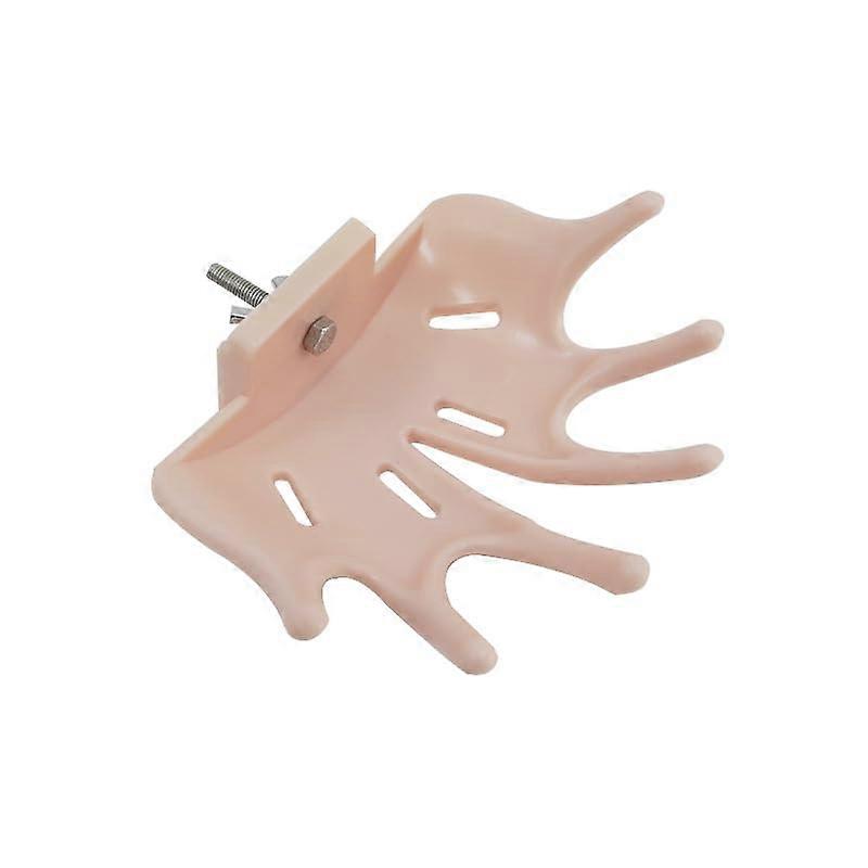 Bird Perch Stand with Mounting Hardware, Comfortable Parrot Resting Platform, Pink M Size