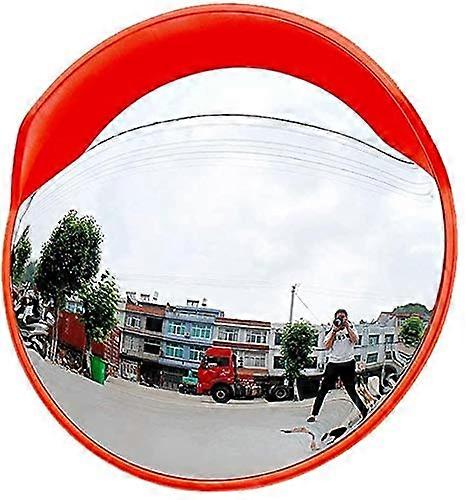 Convex Traffic Mirror with WideAngle Safety View, Outdoor Road Security, Rain Cover, AntiTheft