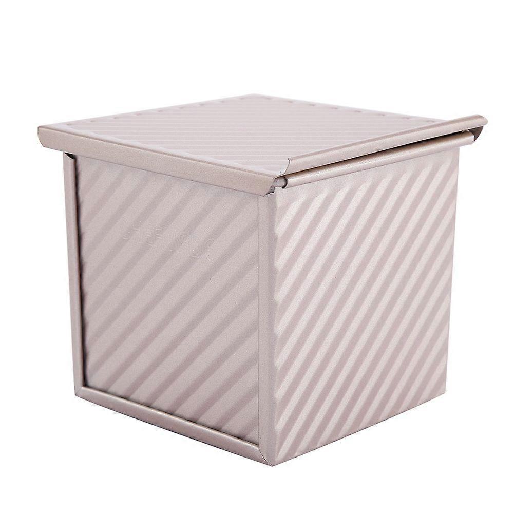 Non-stick rectangular stainless steel baking pan for bread and toast