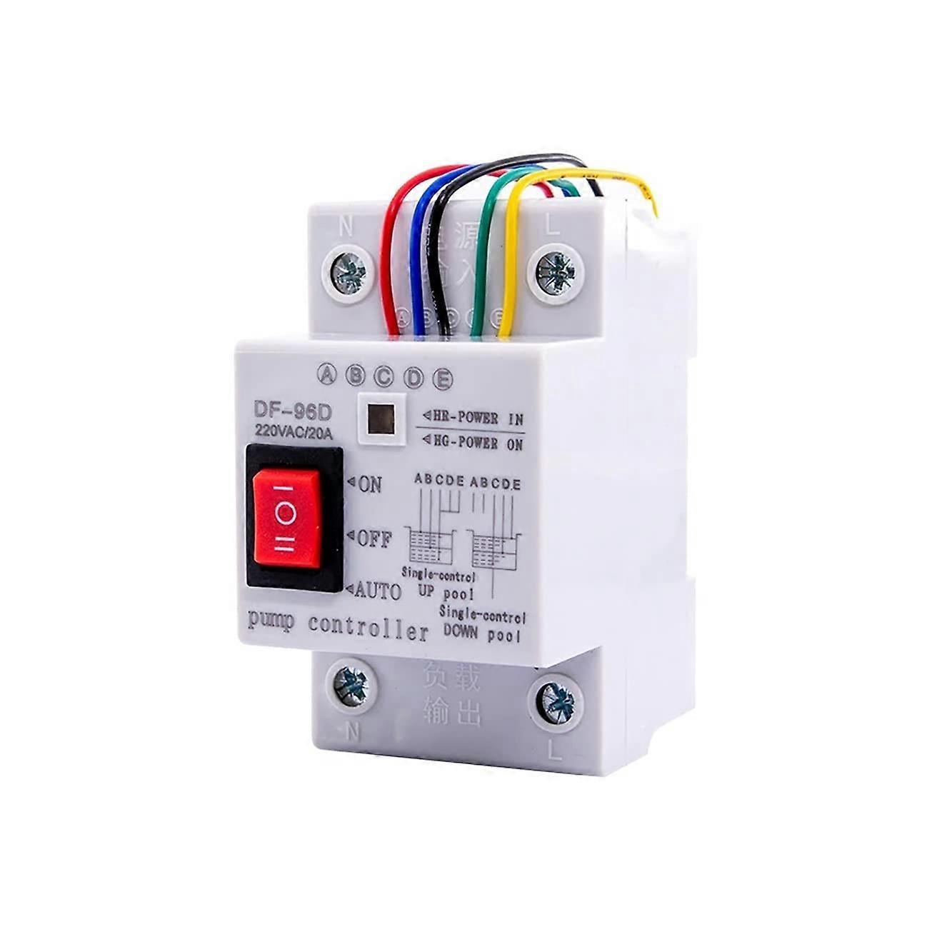 Smart 220V Automatic Water Level Controller with Alarm and Touch Control for Tanks and Pumps
