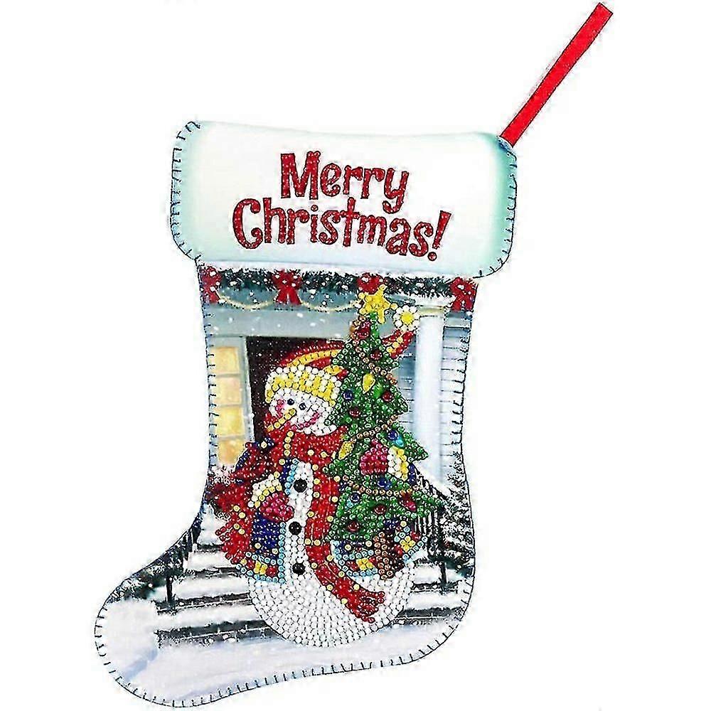 Christmas DIY Diamond Painting Ornaments Tree Socks Kit