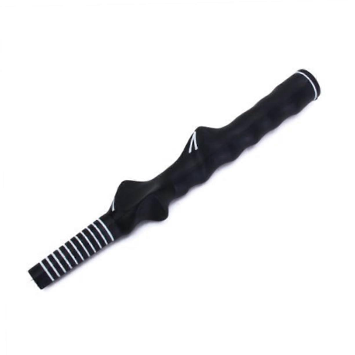 Golf Grip Trainer for Beginners Rubber Practice Aid Improves Swing Accuracy RightHanded Black