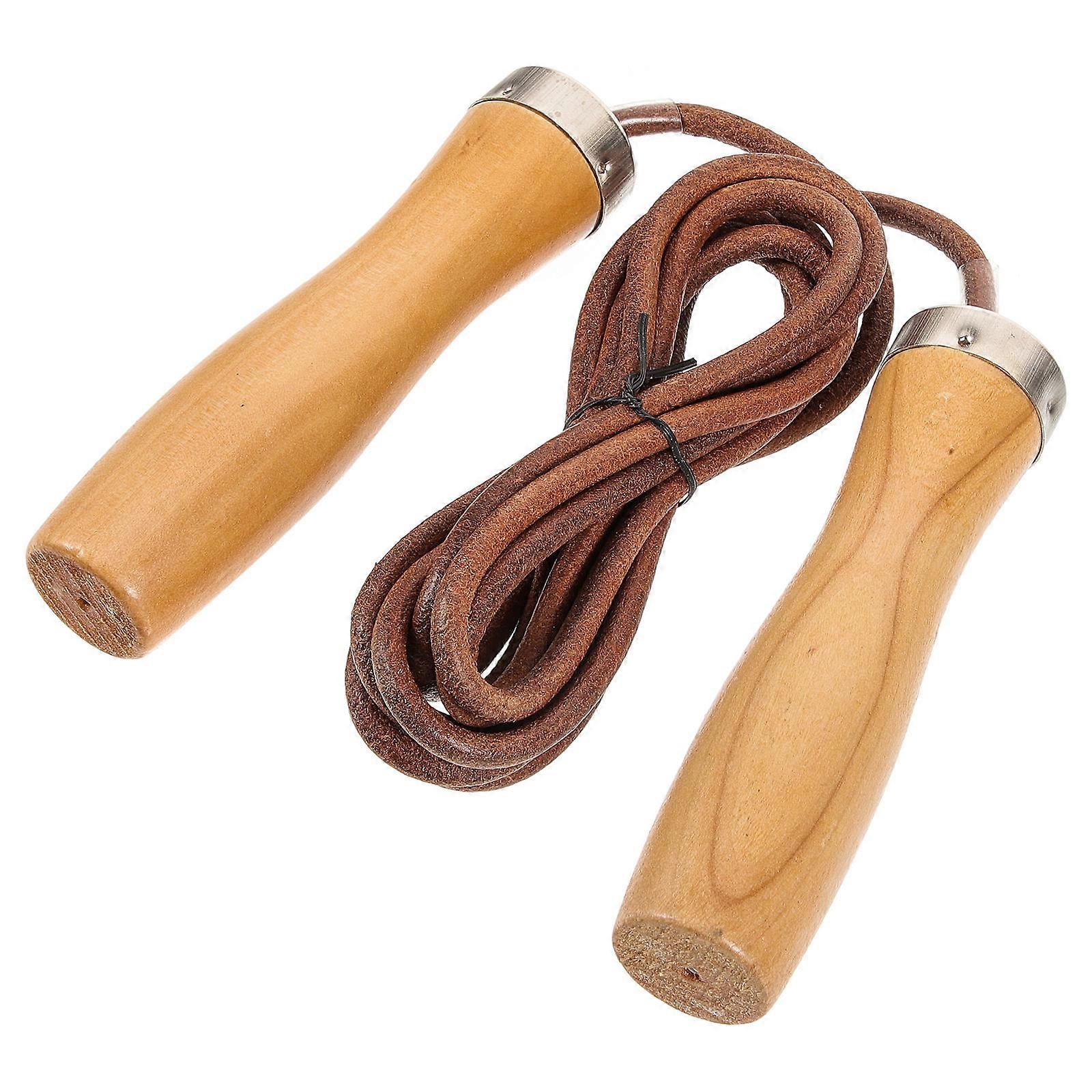 Exercise Jump Rope Wooden Handle Weighted Skipping Rope