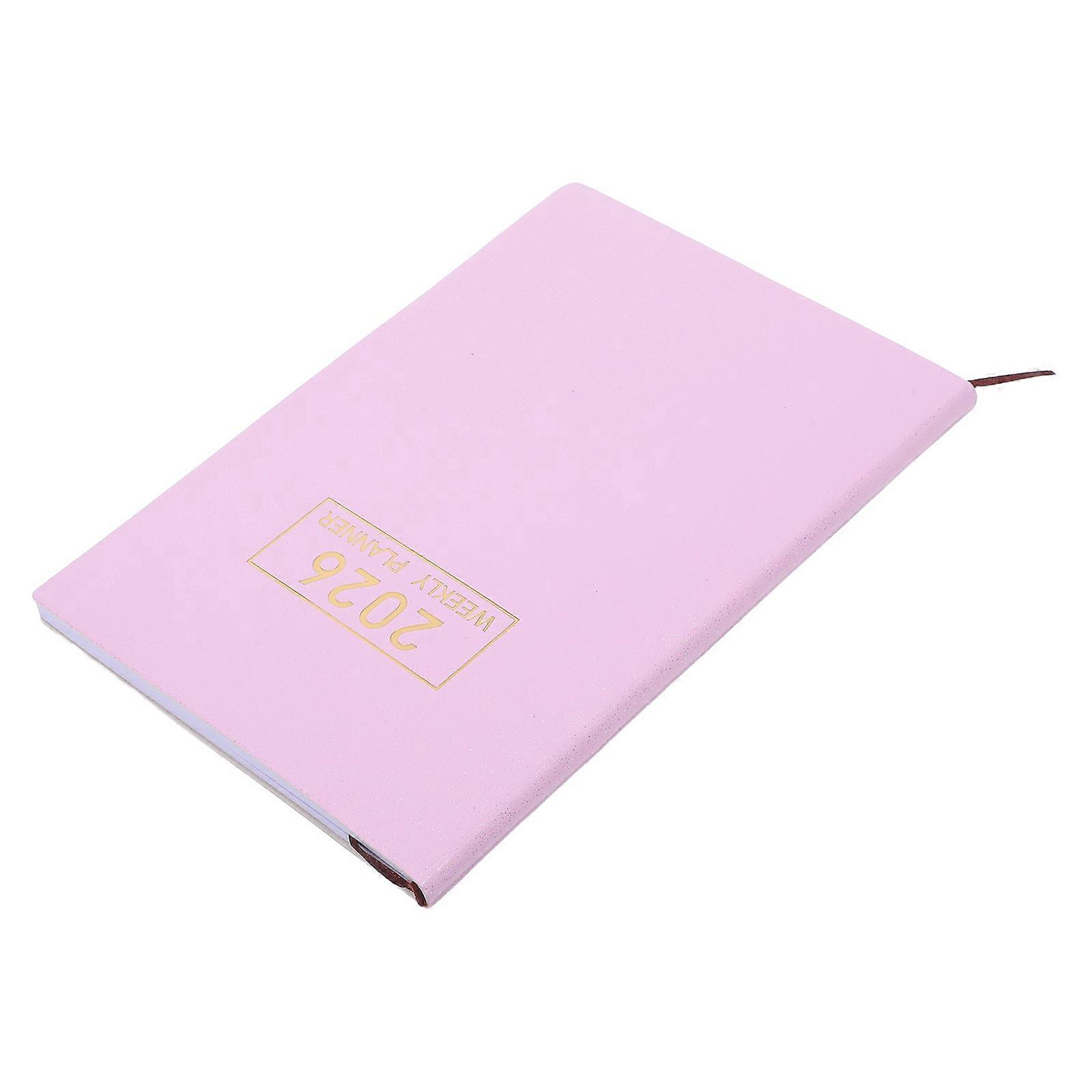 Weekly Planner Notebook for Writing with PU Cover 2Pcs Set