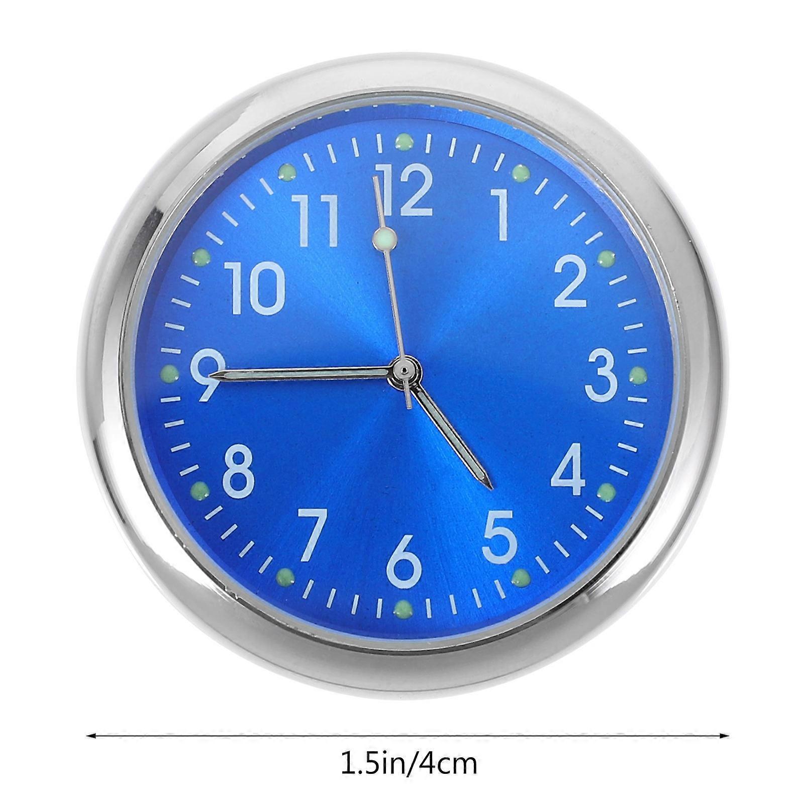 Car Clock Dashboard Adhesive Luminous Clock for Car 1Pcs