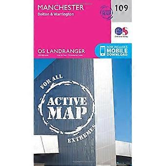 Manchester, Bolton & Warrington (OS Landranger kart)