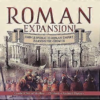 Roman Expansion! : From Republic to Roman Empire Reasons for Growth Grade 6 Social Studies Children's Ancient History