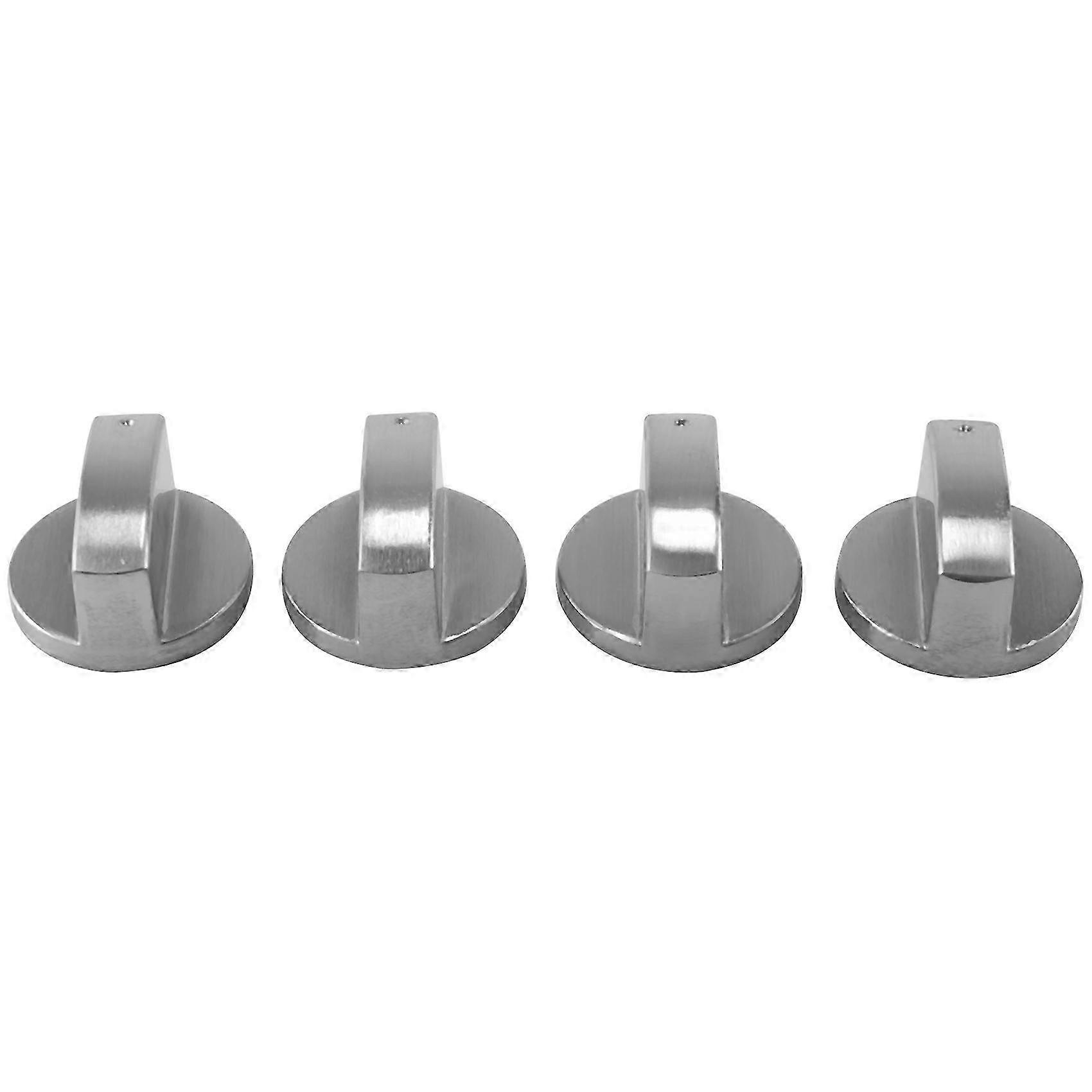 4 pieces stove knobs metal replacement control for gas cooker set