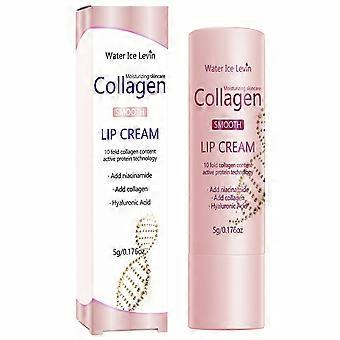 Creme Labial Suavizante com Colágeno, Niacinamida e Ácido Hialurônico. Contém 10 vezes mais colágeno. Hidratante e eficaz para reparar lábios secos e rachados. 5g