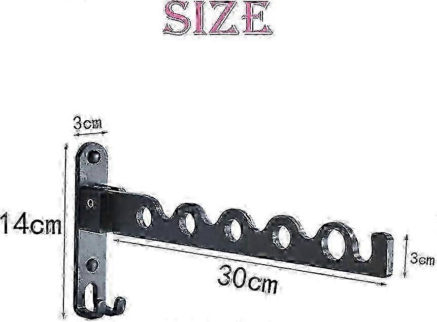 Foldable Wall Clothes Airer compatible Laundry and Bathroom Use