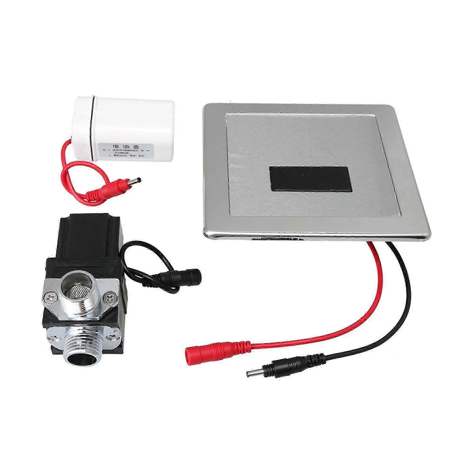 Automatic Toilet Urinal Flush Sensor Wall Socket Controlled Concealed Wall Mount Water Saving