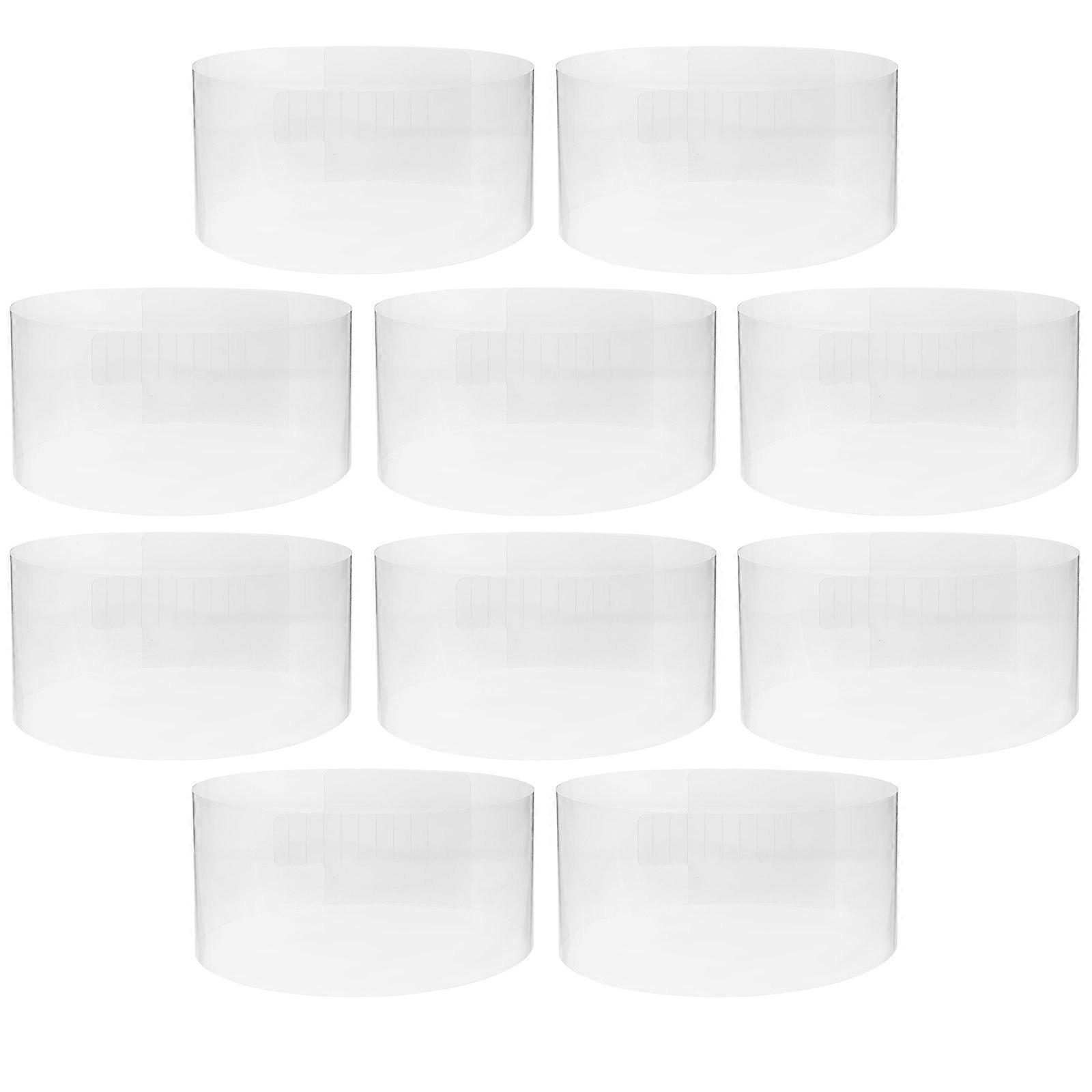 Hat Inner Support Plastic for Adjustable Use 10Pcs Transparent Hat Holders