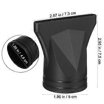 Hair Dryer Diffuser Blow Dryer Nozzle Nylon Material Black Professional 2Pcs