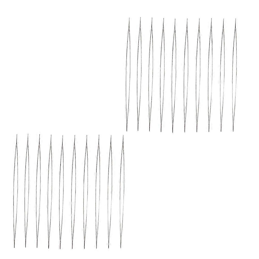 Silver Beading Needles Thread Sewing Needles for Bead Threading 20Pcs