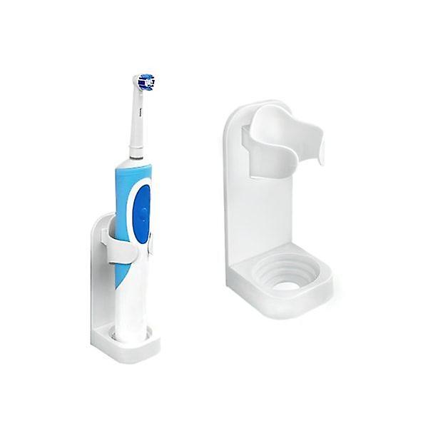 2-Pack - Toothbrush Holder Wall for Electric Toothbrushes White