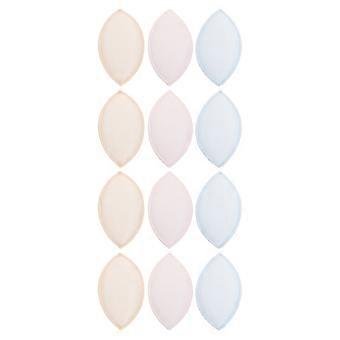 6 paires de coussinets de soutien-gorge confortables Coussins de soutien-gorge résistants à l’usure Coussinets de bonnet de soutien-gorge pratiques (couleur aléatoire)