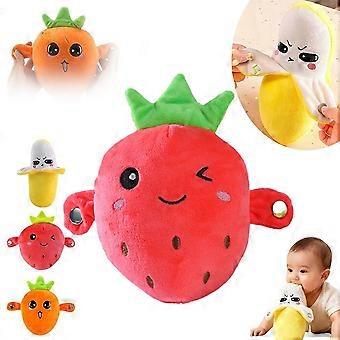 1 stuk interactief muzikaal pluche speelgoed voor peuters, sensorische babypop met zingend knuffeldier, educatief cadeau