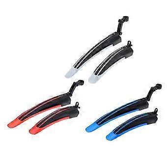 Conjunto de para-lamas dianteiro e traseiro para pneus de bicicletas de montanha e estrada. Acessório para ciclismo.