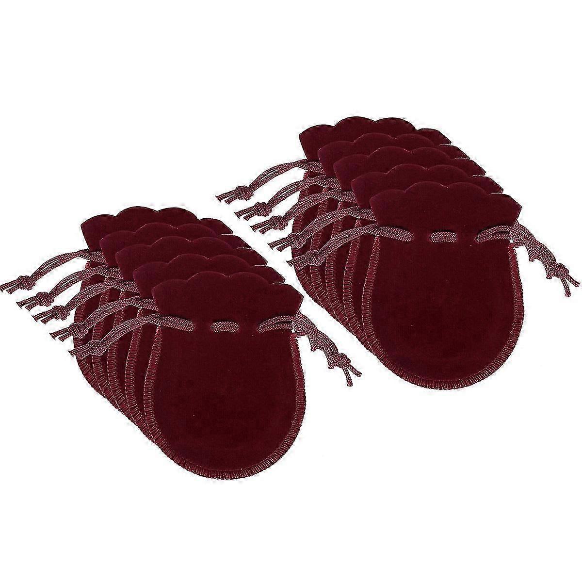 Dark Bags Drawstring Pouches for Storing Things 30Pcs Shape
