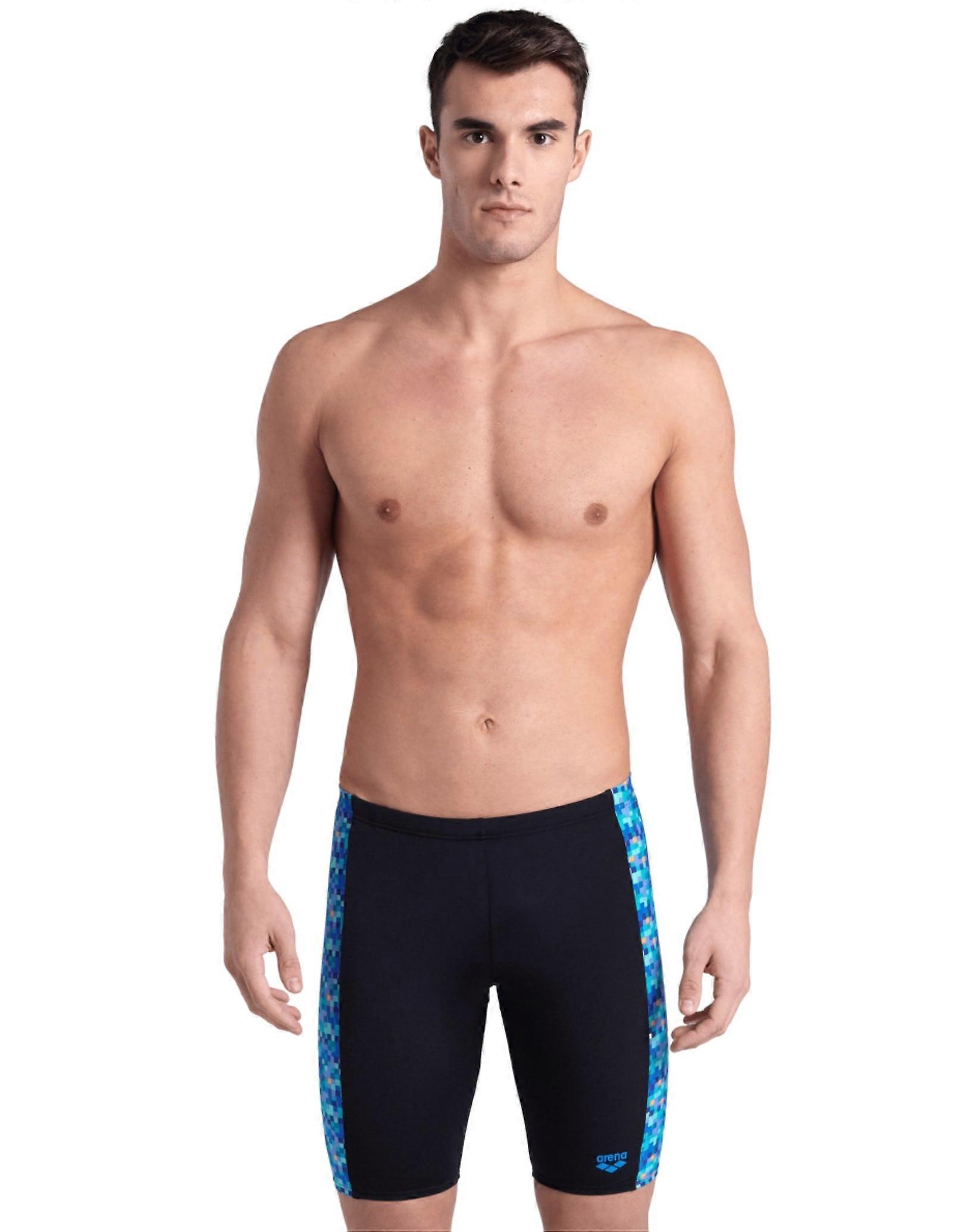 Arena Pooltiles Swim Jammer - Svart/Multi