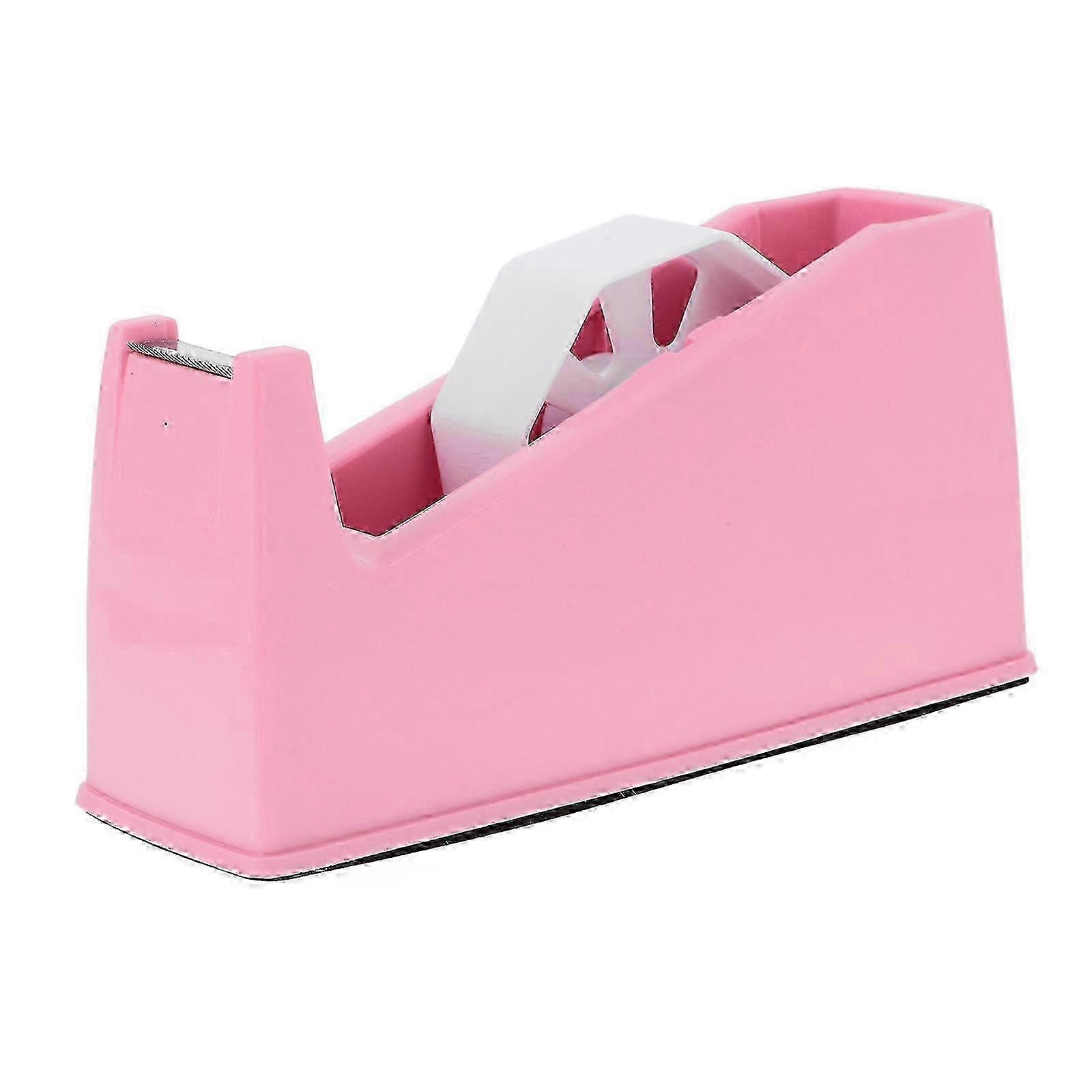 Colorful Tape Dispenser Smooth Cutting School Supplies Rectangular 1Set