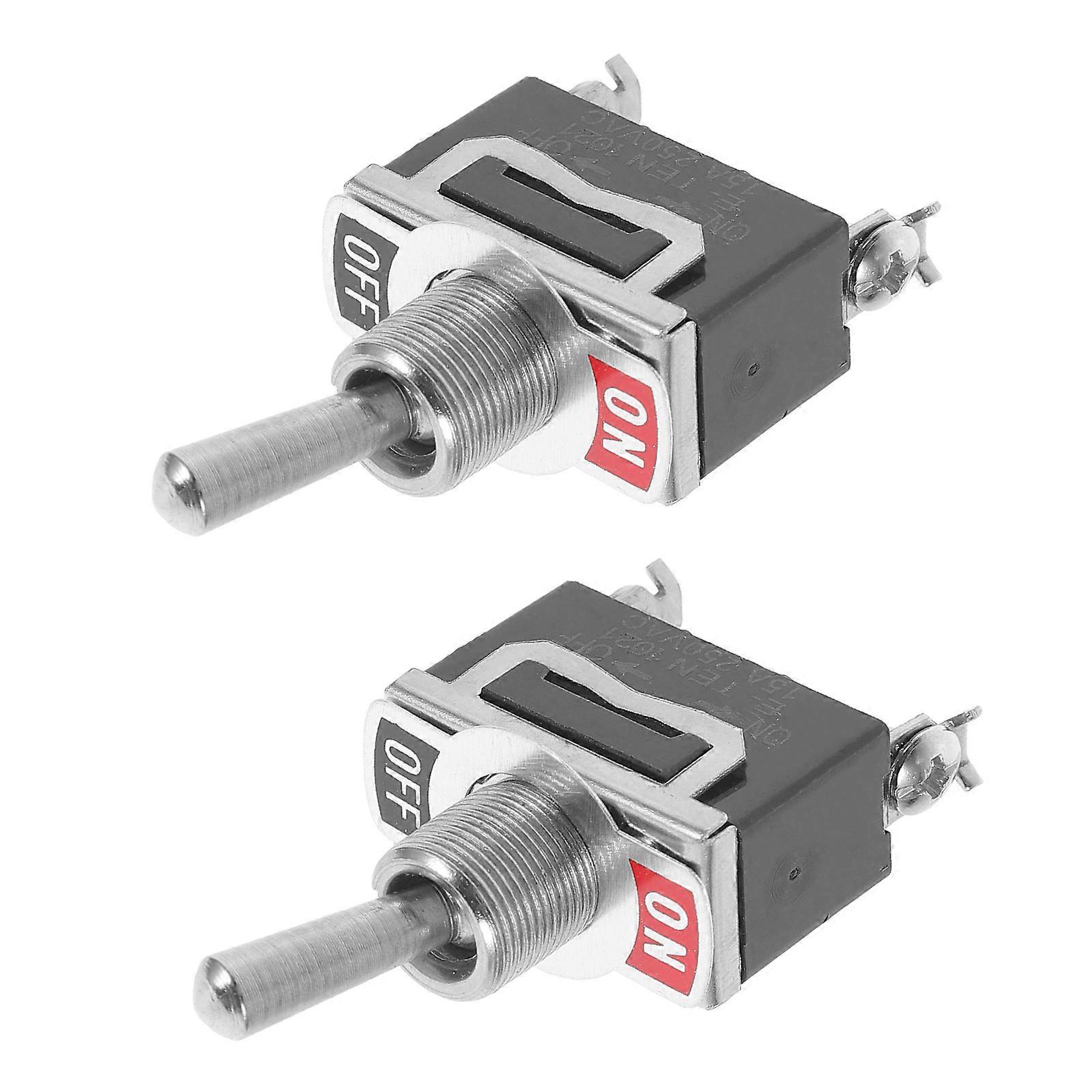2Pcs Car Boat Auto Toggle Switch Part Convenient Toggle Switch Marine Toggle Switch Replacement
