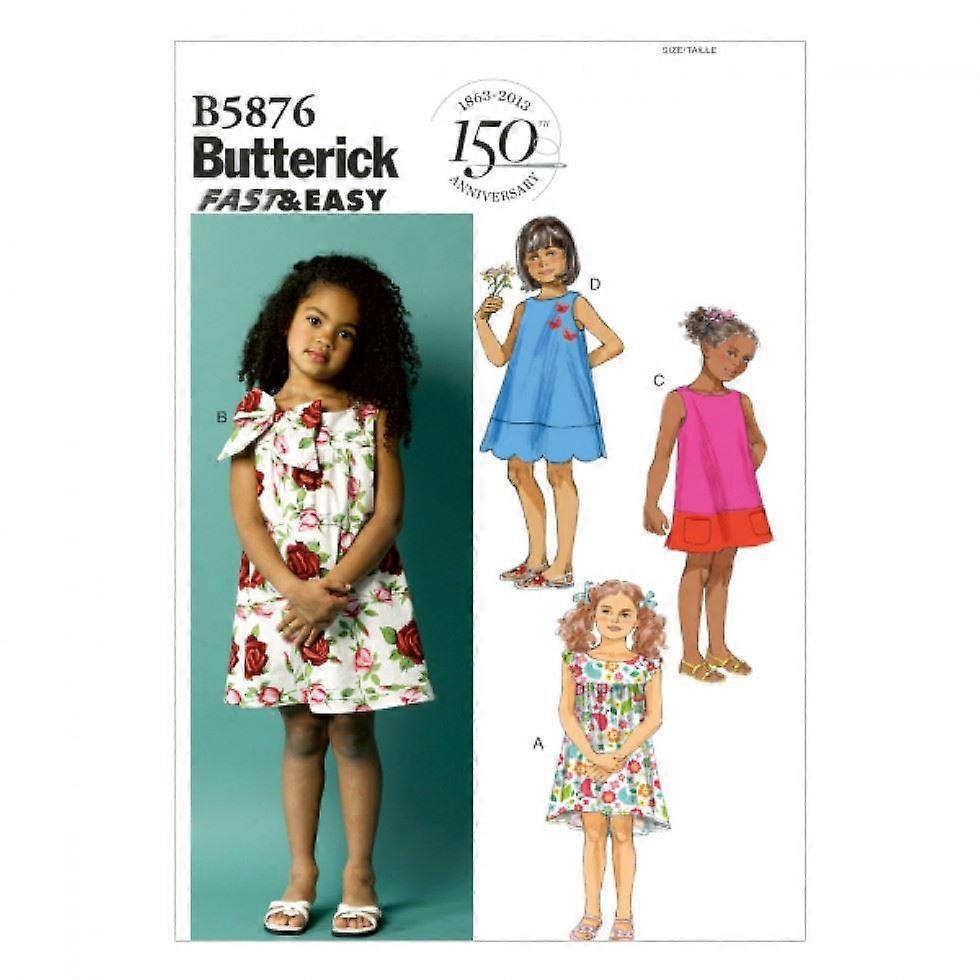 Butterick Paper Sewing Pattern 5876