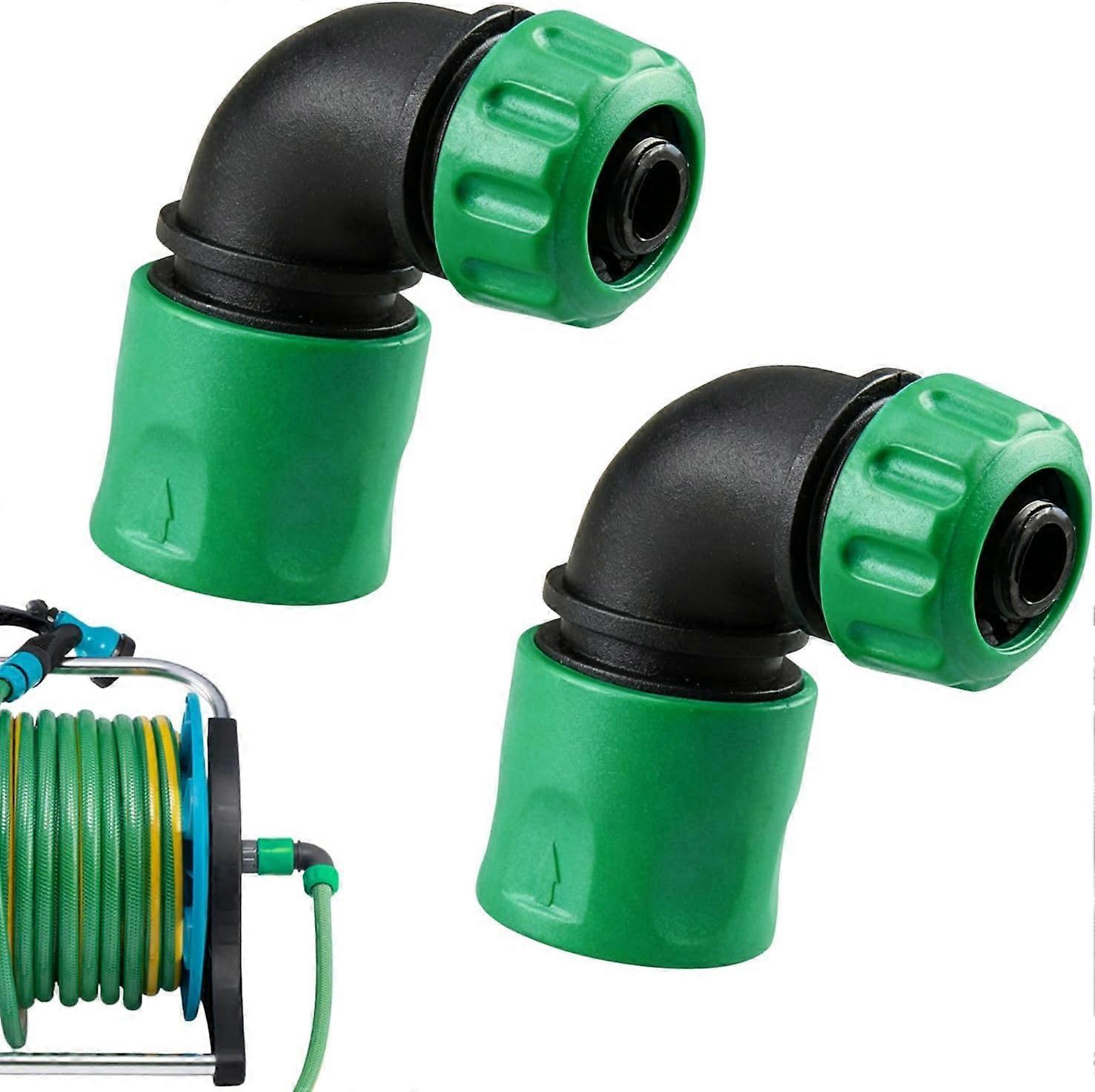 2-Piece 90-Degree Angle Hose Adapter,Hose Fitting, Elbow Connector for