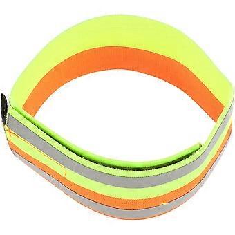 2pcs Adjustable Reflective Wristbands for Night Running Cycling Hiking Elastic Arm Bands Pant Leg Straps for Safety