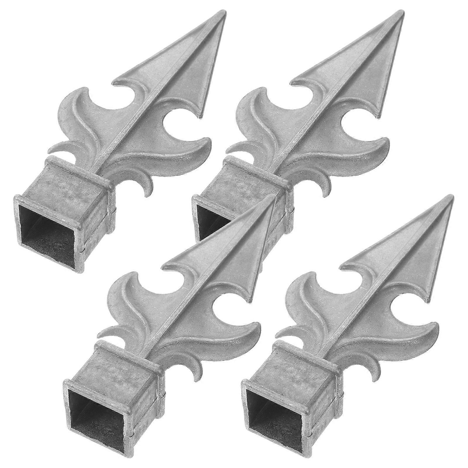 Fence Post Caps Replacement Finials Yard Decoration Durable 4Pcs