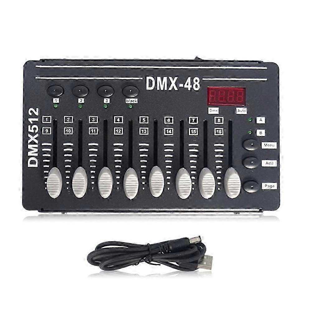 Light Console DMX-48 Controller Bar KTV Moving Head Light Controller Dimming Console Stage Lighting Equipment