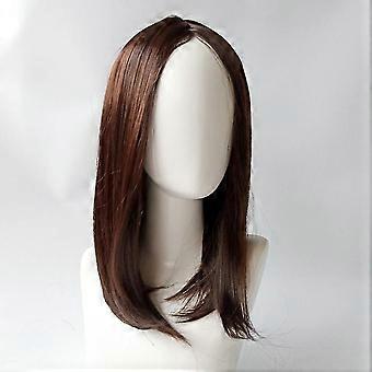 Wig Ladies Long Hair Fluffy Natural Hair Cover Black Straight Hair Styling Tools