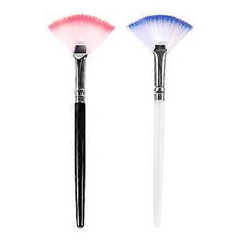 2pcs Gesichtsbürsten Fächermaskenbürste Säureapplikatorbürsten für Schlafmasken