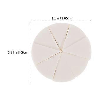 Triangular Sponge Puff Wedge Shape The Face Fan-shaped Makeup Women Tool 2 Sets