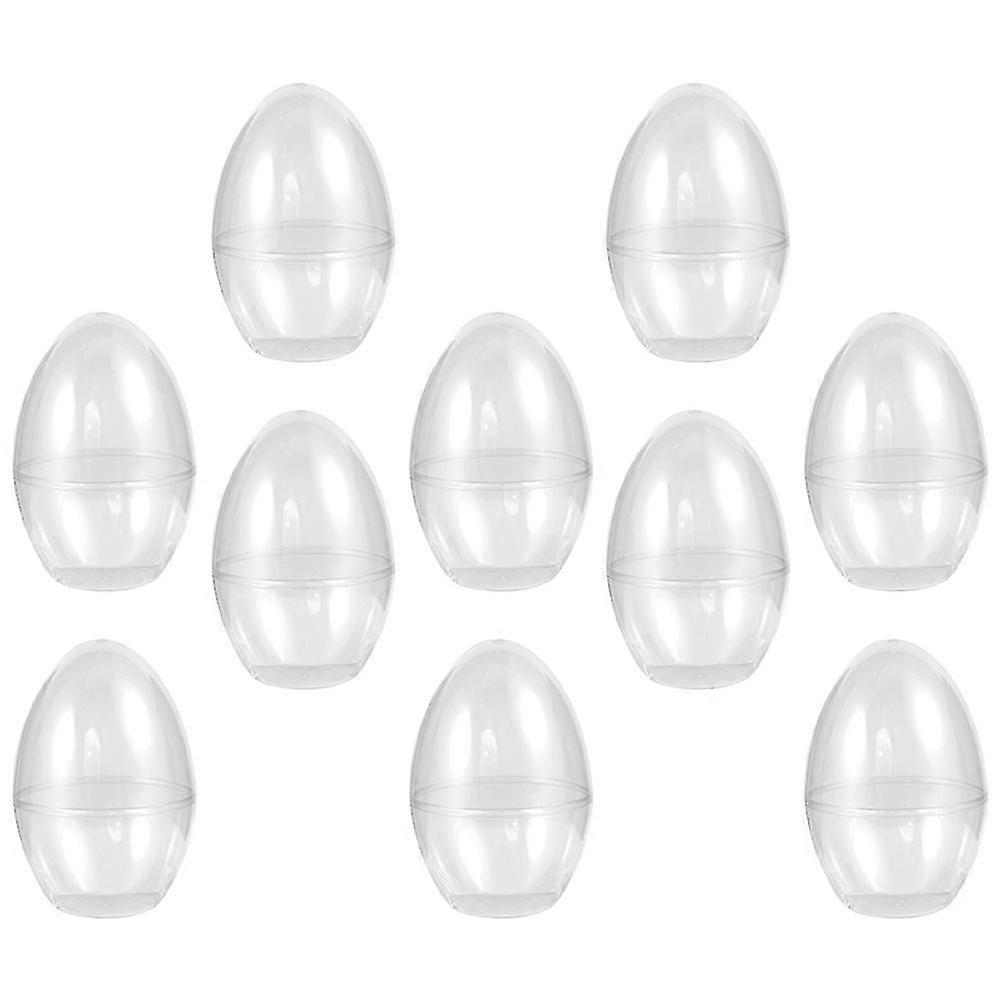 10PCS Easter Egg Shaped Candy Boxes Gift Package Boxes Festival Candy Cases